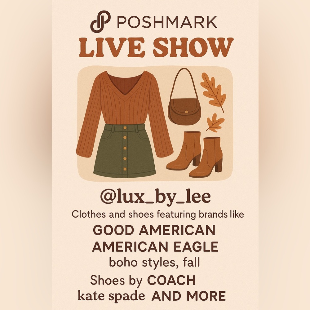 Live Show Flyer for Clothes & Shoes